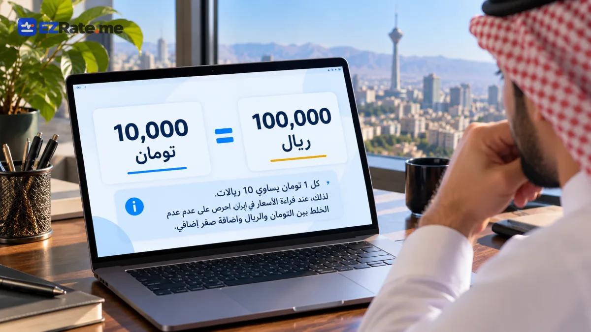 الريال والتومان: كيف تقرأ الأسعار في إيران دون أن تخطئ بصفر